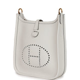 Hermes Evelyne TPM New White Clemence Gold Hardware