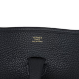 Hermes Evelyne III PM Black Clemence Gold Hardware