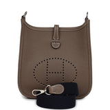New Hermes Evelyne TPM Etoupe Clemence Palladium Hardware