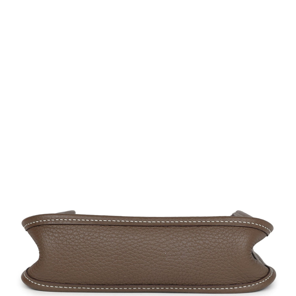 New Hermes Evelyne TPM Etoupe Clemence Palladium Hardware
