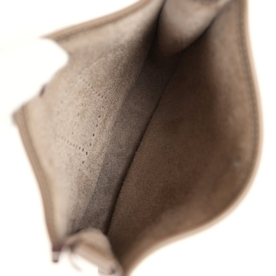 New Hermes Evelyne TPM Etoupe Clemence Palladium Hardware