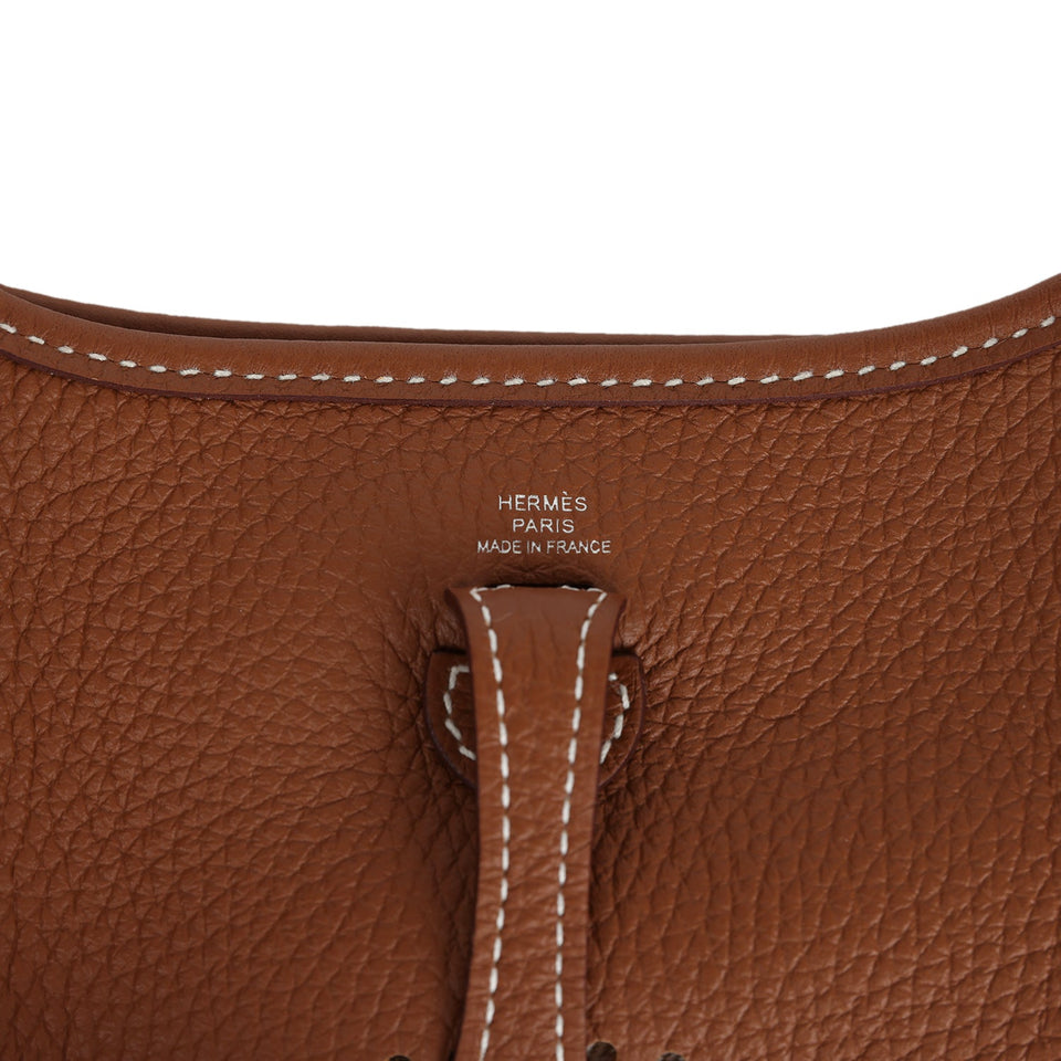 Hermes Evelyne TPM Gold Clemence Palladium Hardware