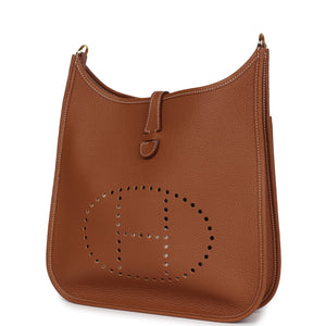 Hermes Evelyne III PM Gold Clemence Gold Hardware