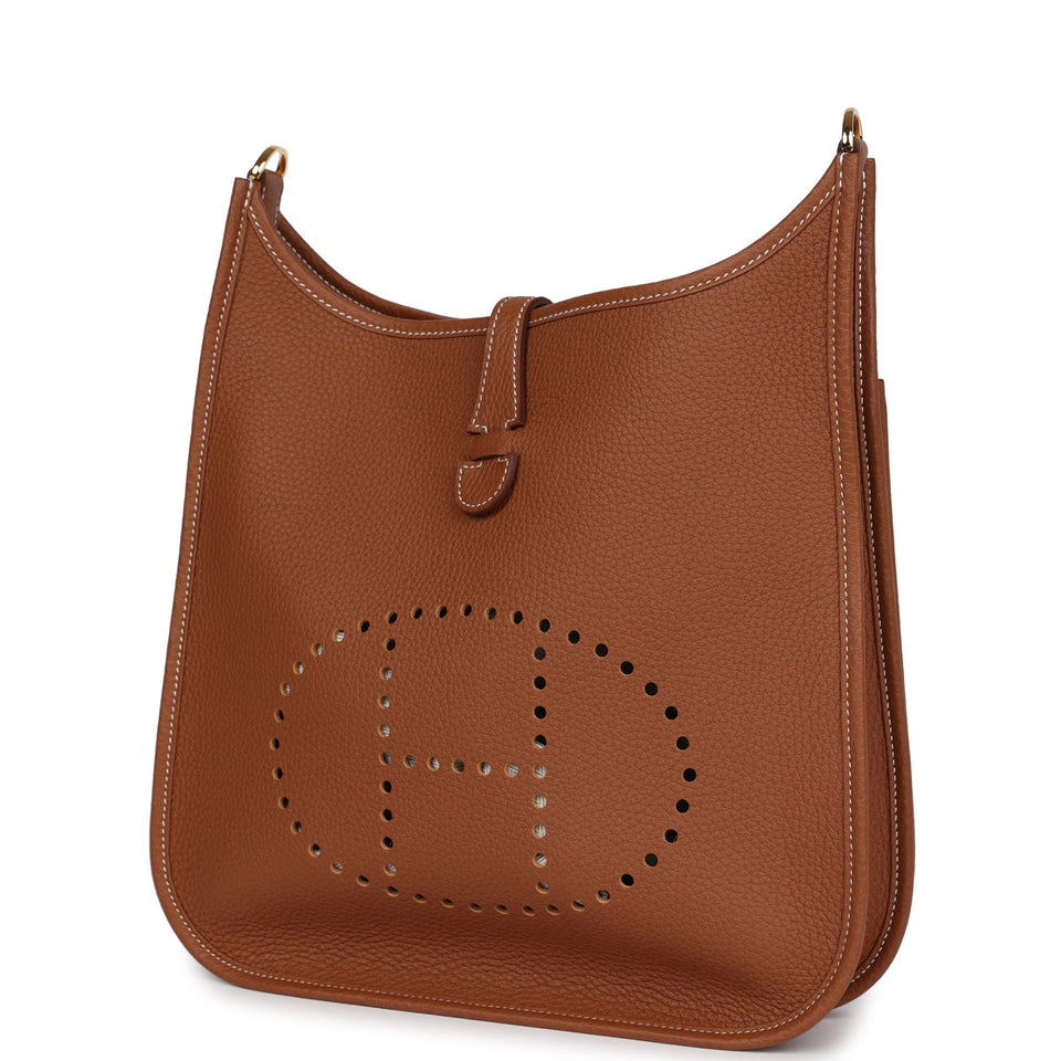 Hermes Evelyne III PM Gold Clemence Gold Hardware