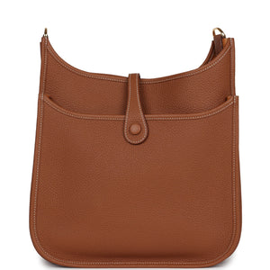 Hermes Evelyne III PM Gold Clemence Gold Hardware