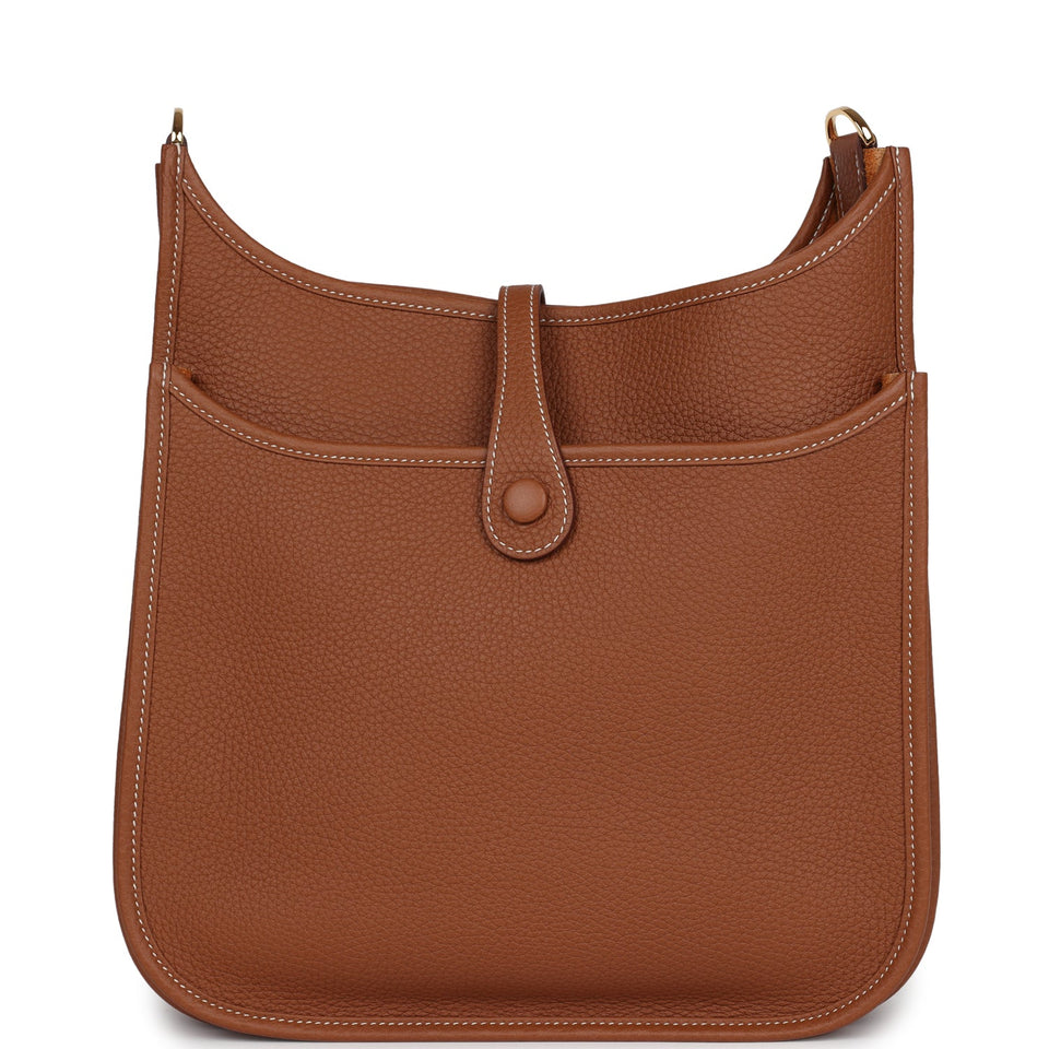 Hermes Evelyne III PM Gold Clemence Gold Hardware