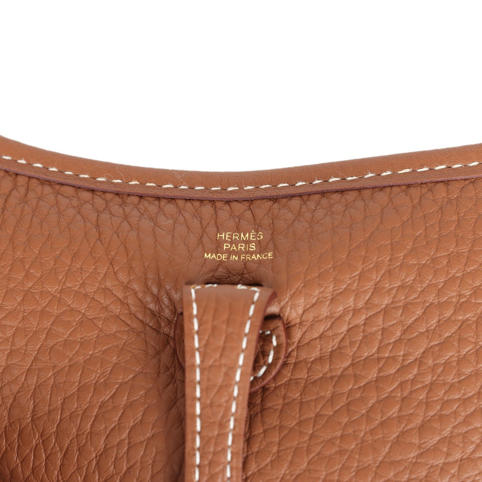 Hermes Evelyne TPM Gold Clemence Gold Hardware