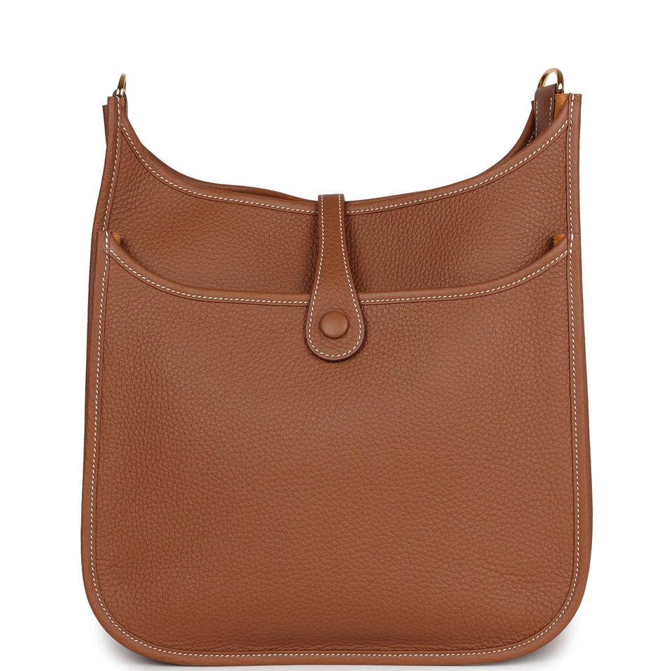 Hermes Evelyne III PM Gold Clemence Gold Hardware