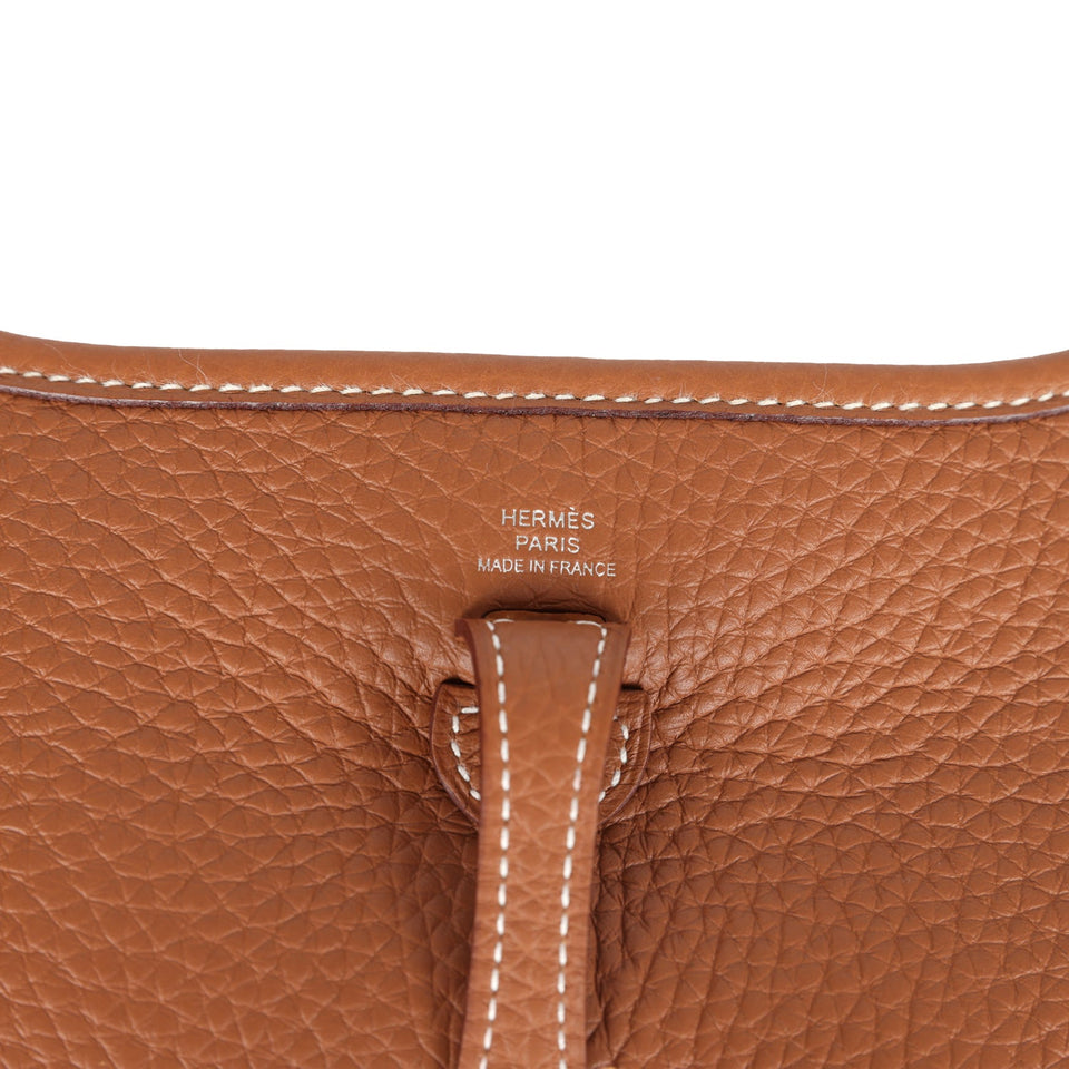 Hermes Evelyne TPM Gold Clemence Palladium Hardware