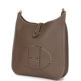 Hermes Evelyne III PM Etoupe Clemence Gold Hardware