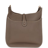 Hermes Evelyne III PM Etoupe Clemence Gold Hardware