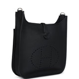 Hermes Evelyne III PM Black Clemence Palladium Hardware