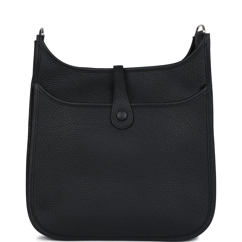 Hermes Evelyne III PM Black Clemence Palladium Hardware