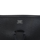 Hermes Evelyne III PM Black Clemence Palladium Hardware