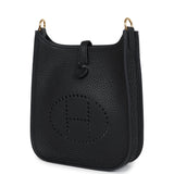 Hermes Evelyne TPM Black Clemence Gold Hardware
