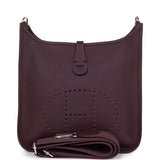 Hermes Evelyne III PM Cassis Clemence  Palladium Hardware