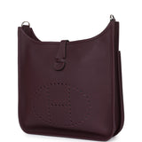 Hermes Evelyne III PM Cassis Clemence  Palladium Hardware