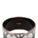 Hermes "Balcons du Guadalquivir Cloisonne" Extra Wide Printed Enamel Bracelet PM (65) (  - Excellent)