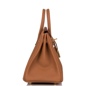 Hermes Birkin 25 Gold Togo Gold Hardware