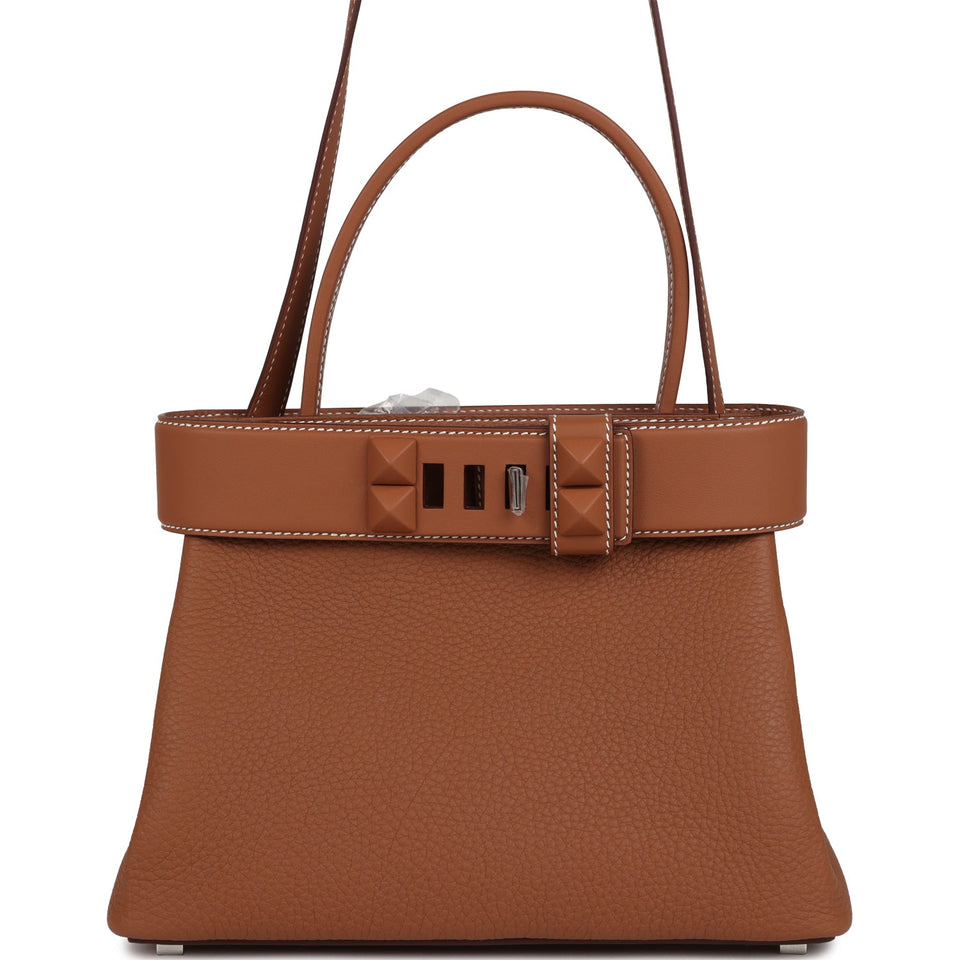 Hermes Medor Bag Gold Togo and Swift Palladium Hardware