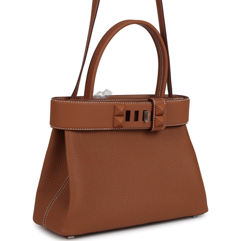 Hermes Medor Bag Gold Togo and Swift Palladium Hardware