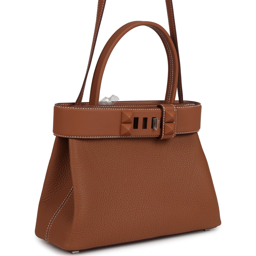 Hermes Medor Bag Gold Togo and Swift Palladium Hardware