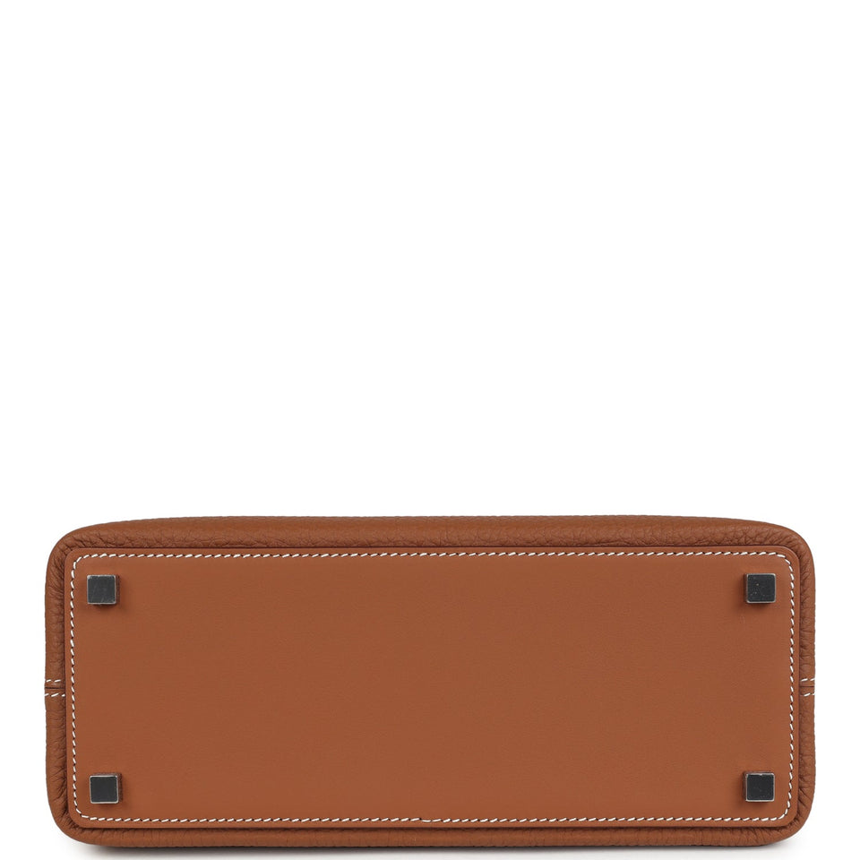 Hermes Medor Bag Gold Togo and Swift Palladium Hardware