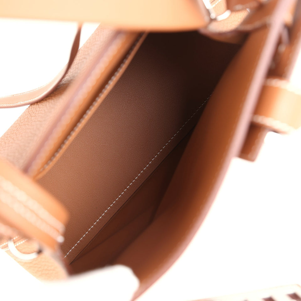 Hermes Medor Bag Gold Togo and Swift Palladium Hardware