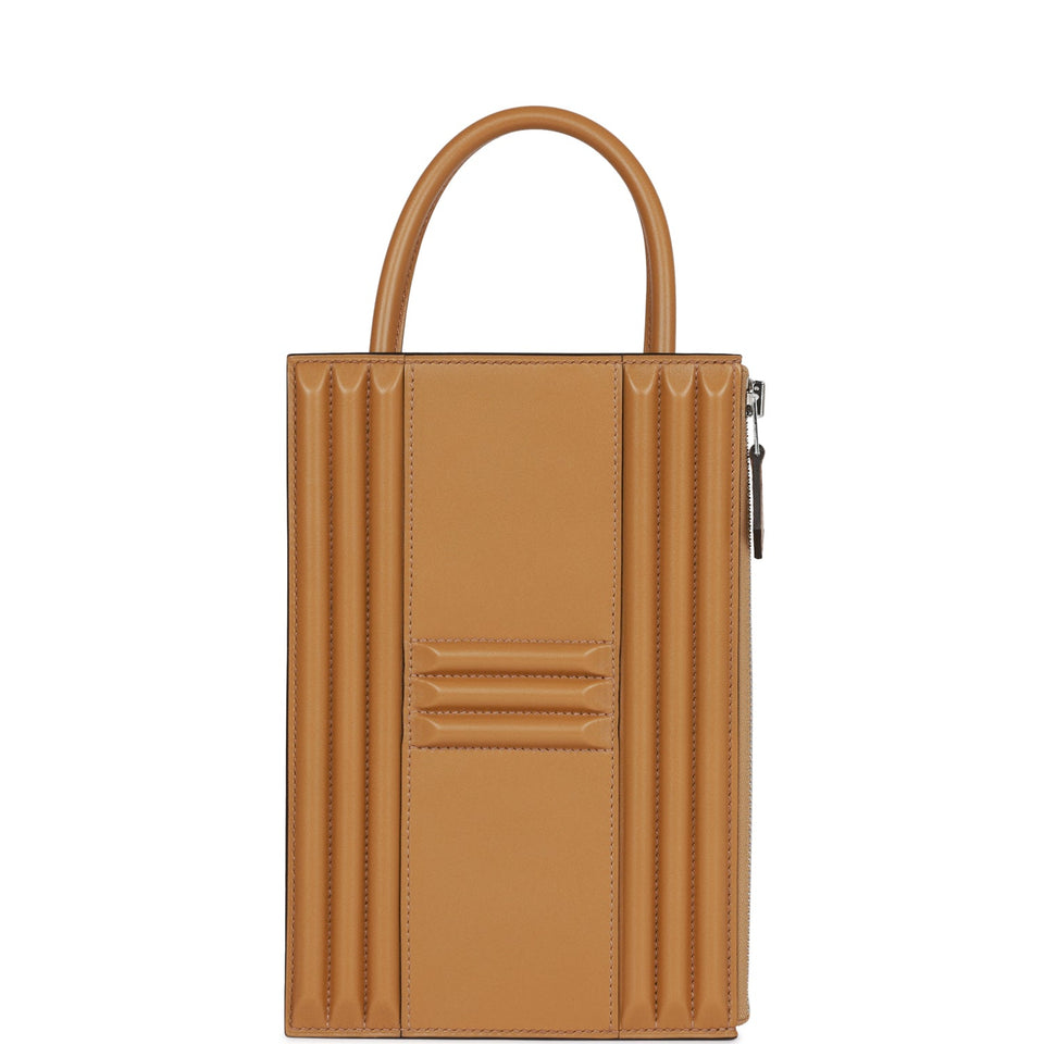 Hermes Cadena Lock Bag Poussiere Tadelakt Palladium Hardware