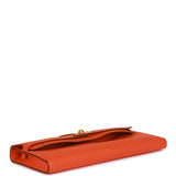 Hermes Kelly Cut Orange Swift Gold Hardware