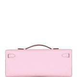 Hermes Kelly Cut Rose Sakura Swift Palladium Hardware