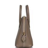 Hermes 1923 Bolide 25 Etoupe Chevre Gold Hardware