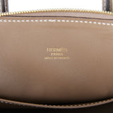 Hermes 1923 Bolide 25 Etoupe Chevre Gold Hardware