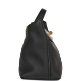 Hermes 24/24 Bag 29 Black Togo and Swift Gold Hardware