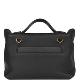 Hermes 24/24 Bag 29 Black Togo and Swift Gold Hardware