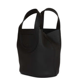 Hermes In-The-Loop 18 Black Clemence and Swift Gold Hardware