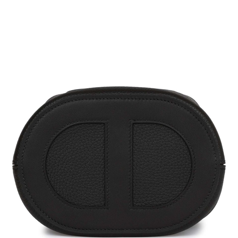 Hermes In-The-Loop 18 Black Clemence and Swift Gold Hardware