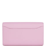 Hermes Constance Wallet To Go Mauve Sylvestre Epsom Palladium Hardware
