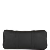 Hermes Garden Party 30 Ecru Toile and Black Negonda Palladium Hardware