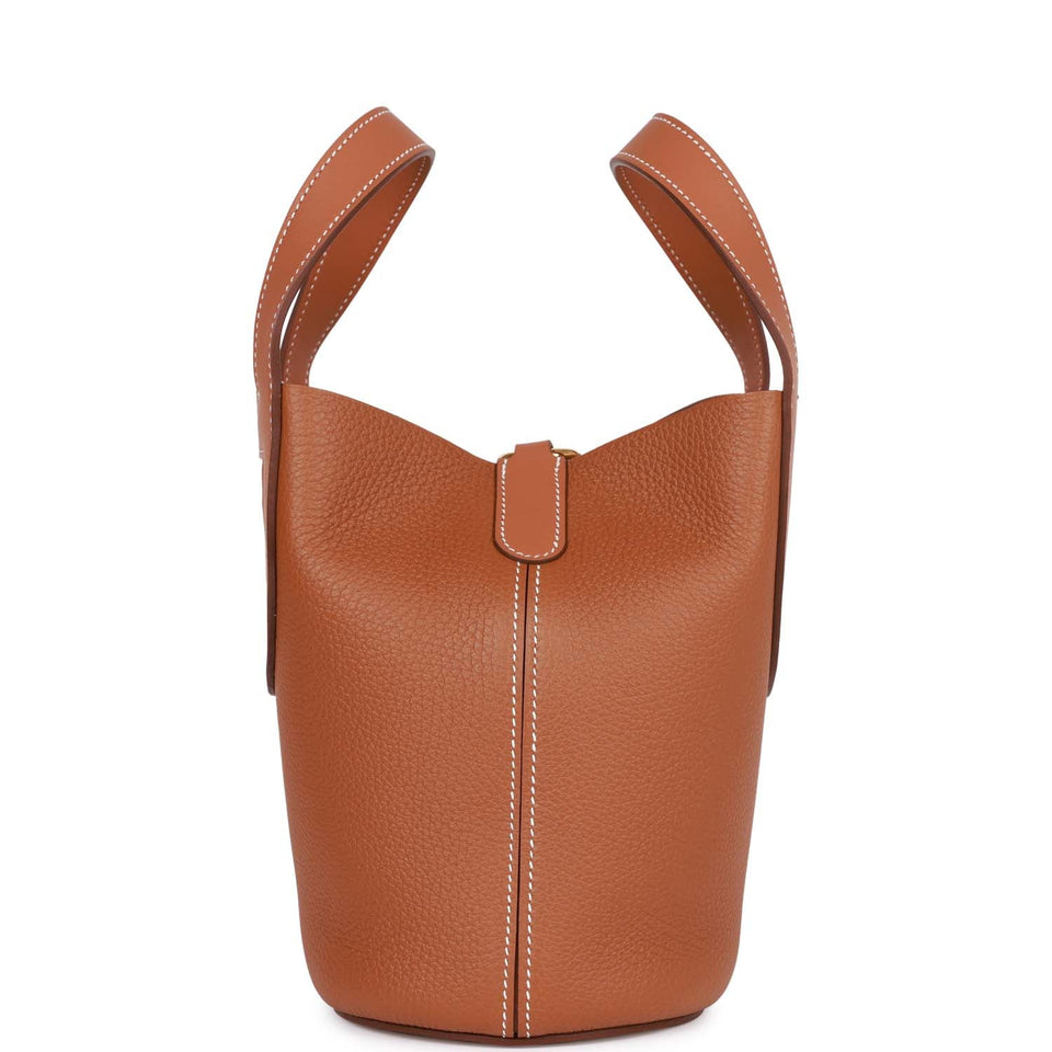 Hermes In-The-Loop 18 Gold Clemence and Swift Gold Hardware