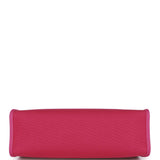 Hermes Herbag Zip PM 31 Rose Pourpre Toile H Berline Vache Barenia Hunter Palladium Hardware