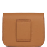 Hermes Constance Slim Wallet Biscuit Epsom Gold Hardware