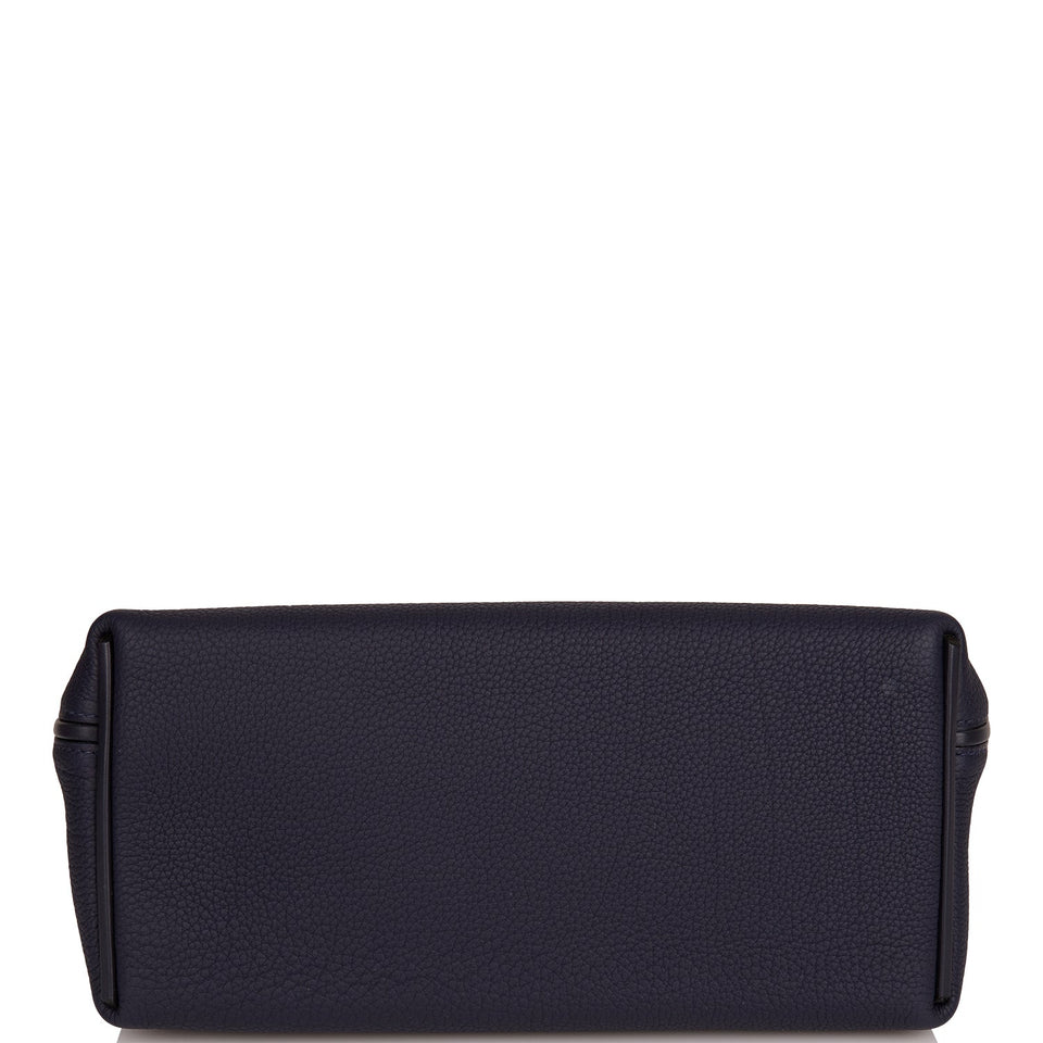 Hermes 24/24 Bag 29 Bleu Nuit Alligator and Togo Touch Palladium Hardware