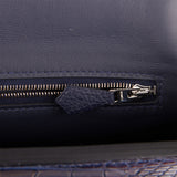 Hermes 24/24 Bag 29 Bleu Nuit Alligator and Togo Touch Palladium Hardware