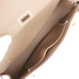 Hermes Jypsiere Mini Etoupe Swift Gold Hardware