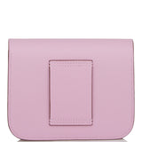 Hermes Constance Slim Wallet Mauve Sylvestre Epsom Palladium Hardware