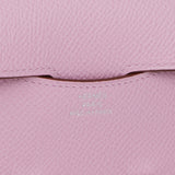 Hermes Constance Slim Wallet Mauve Sylvestre Epsom Palladium Hardware