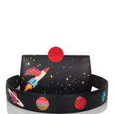 Hermes Space Sac a Malice Black Monsieur and Lizard Palladium Hardware