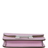 Hermes Constance Slim Wallet Mauve Sylvestre Epsom Palladium Hardware
