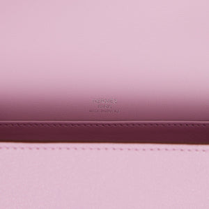 Hermes Geta Mauve Sylvestre Chevre Palladium Hardware